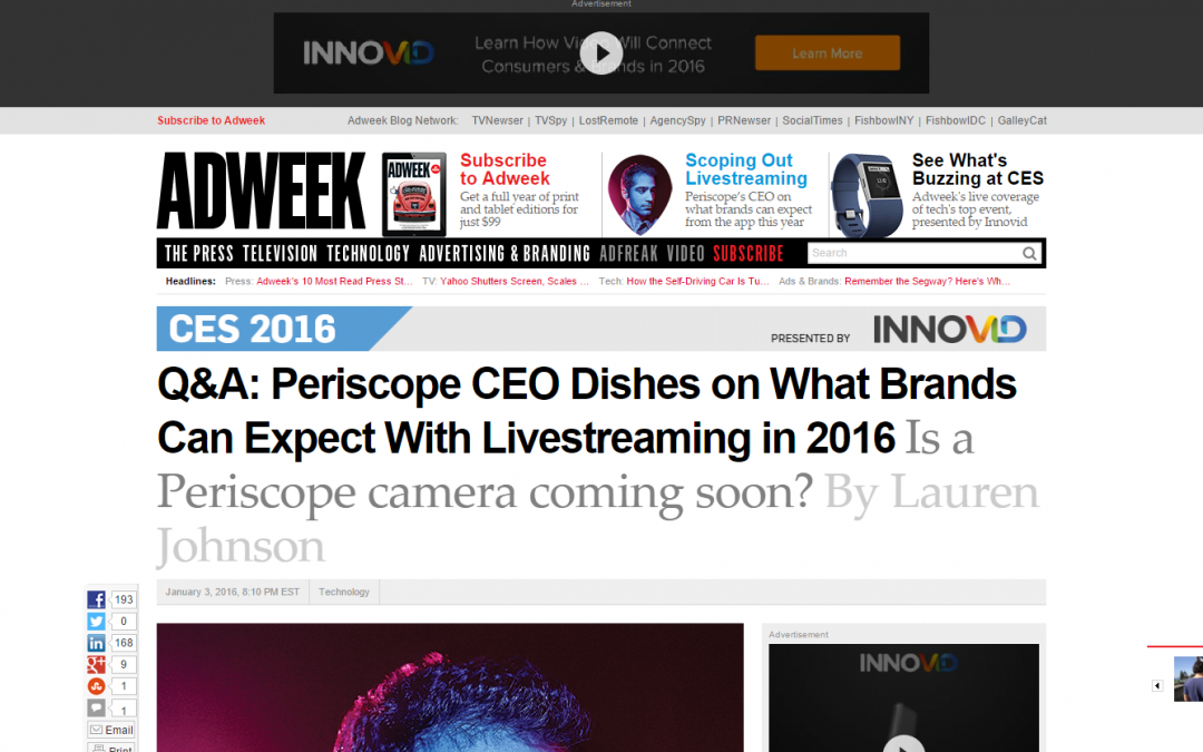 Periscope CEO – the future of live streaming?